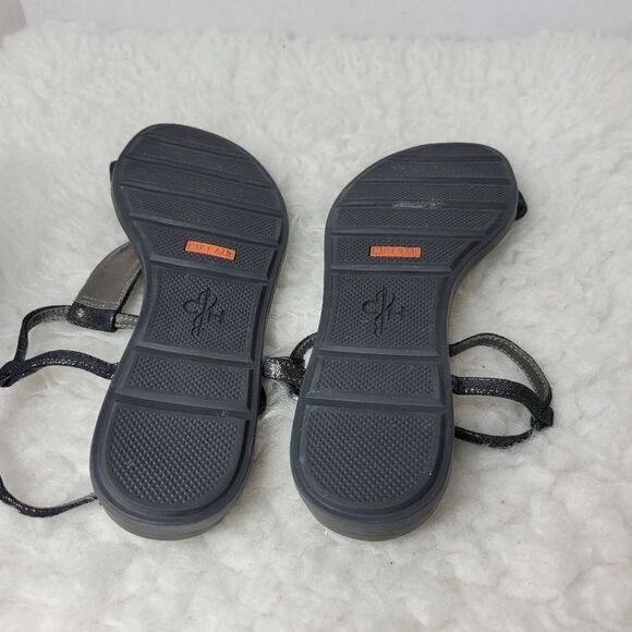 Cole Haan & Nike Colab Wemens Size 7.5 Sandals  Crystal Bow Bling Ankle Strap - Picture 9 of 9